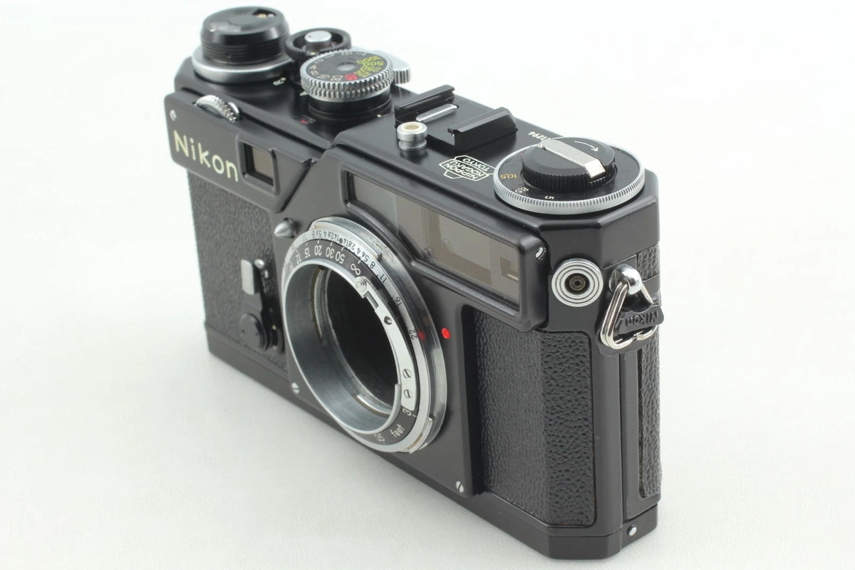 Nikon SP Titan Black Repainted 5cm F1.4 35mm Film Camera — Mint