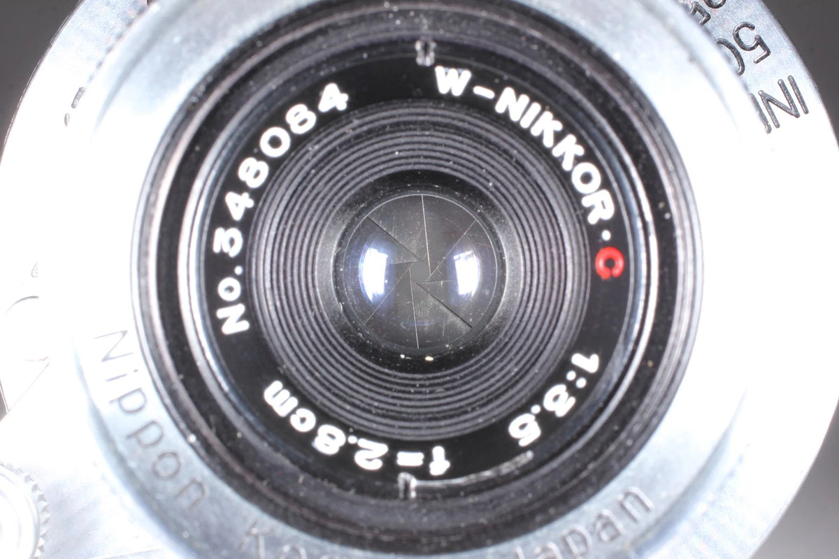 Nikon W-Nikkor C 2.8cm f/3.5 Vintage Lens Leica LTM L39 — Near Mint