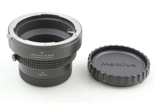 SHOTEN UMS M645-SE-U mount adapter Mamiya 645 lens to Sony E — Near Mint