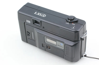 Nikon L35 AD Pikaichi Point & Shoot 35mm Film Camera — Mint