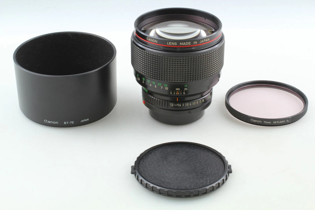 Canon New FD 85mm f/1.2 L Portrait Lens NFD MF — Near Mint