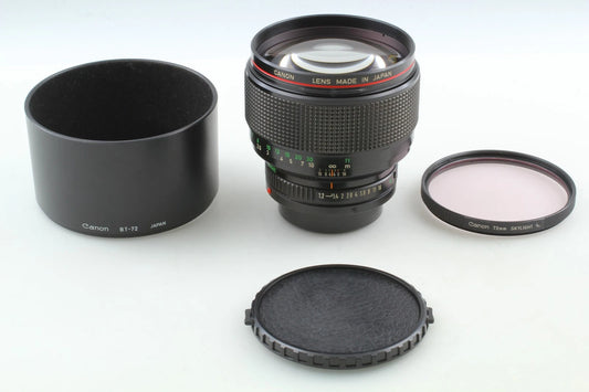 Canon New FD 85mm f/1.2 L Portrait Lens NFD MF — Near Mint