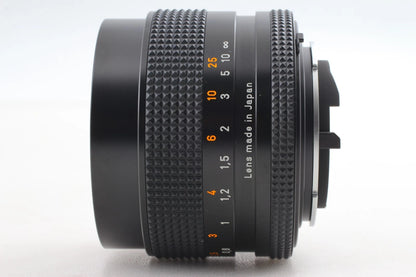 Final Late Contax Zeiss Planar T* 50mm f/1.4 MMJ Lens for C/Y — Mint