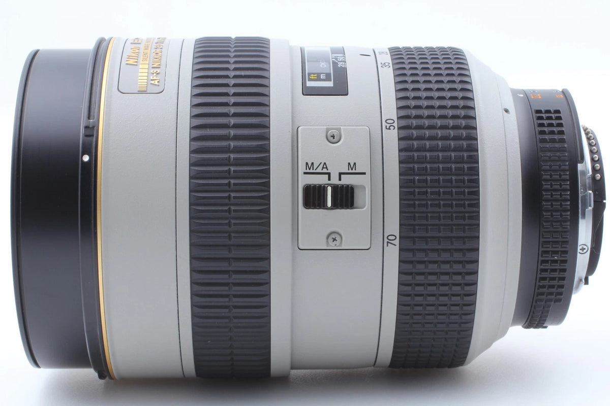 Light gray Nikon AF-S Nikkor 28-70mm f/2.8 D ED Lens — Mint