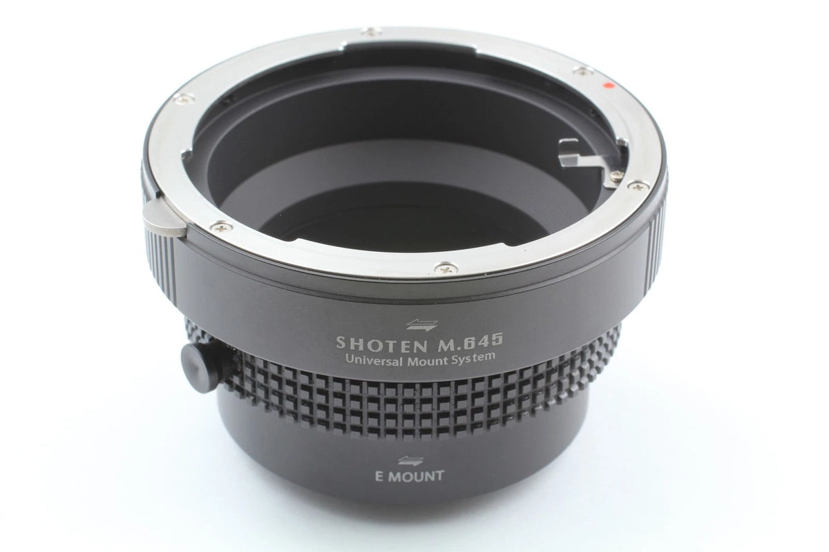 SHOTEN UMS M645-SE-U mount adapter Mamiya 645 lens to Sony E — Near Mint