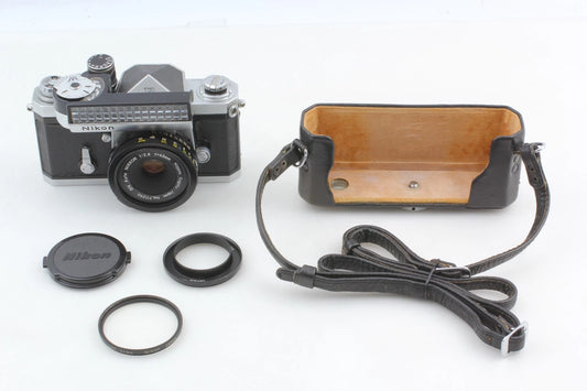 Nikon Fuji Mark Eye Level with GN 45mm f/2.8 & Exposure Meter II — Mint