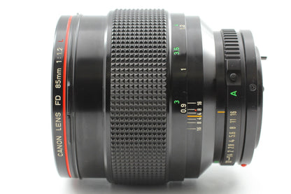 Canon New FD NFD 85mm f/1.2L King of Portrait Lens — Top Mint