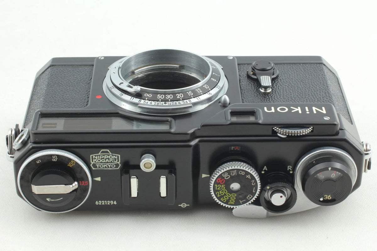 Nikon SP Titan Black Repainted 5cm F1.4 35mm Film Camera — Mint