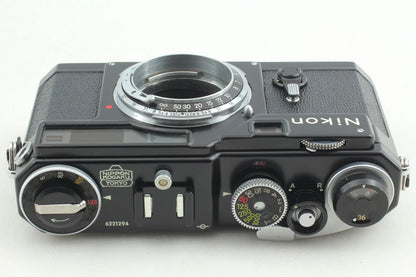 Nikon SP Titan Black Repainted 5cm F1.4 35mm Film Camera — Mint