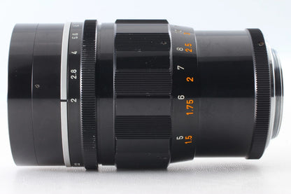 Canon 100mm f/2 Lens LTM L39 Leica Thread Mount — Near Mint