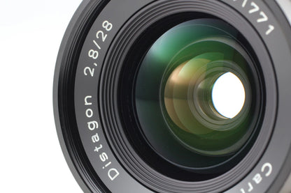Contax Carl Zeiss Distagon T* 28mm f/2.8 wide angle lens — Near Mint