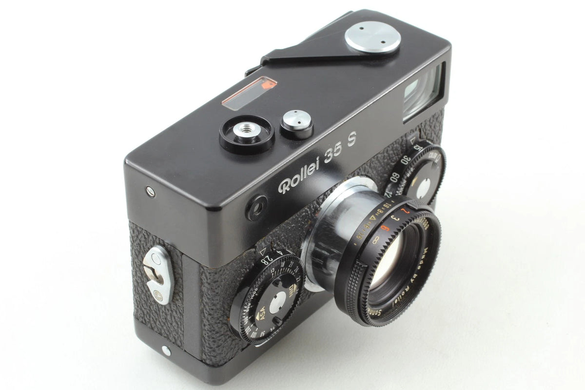 Rollei 35 S Black HFT Sonnar Film Camera w/ Case Cap Strap — Excellent (legacy Exc+4)