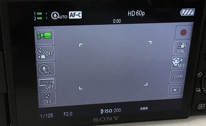 Sony VLOGCAM ZV-1 II ZV-1M2 Vlog Camera 20.1MP 4K — Top Mint