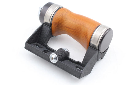 Pentax 67 Wood Hand Grip Hot Shoe Genuine grip for 6x7 67 67II — Mint