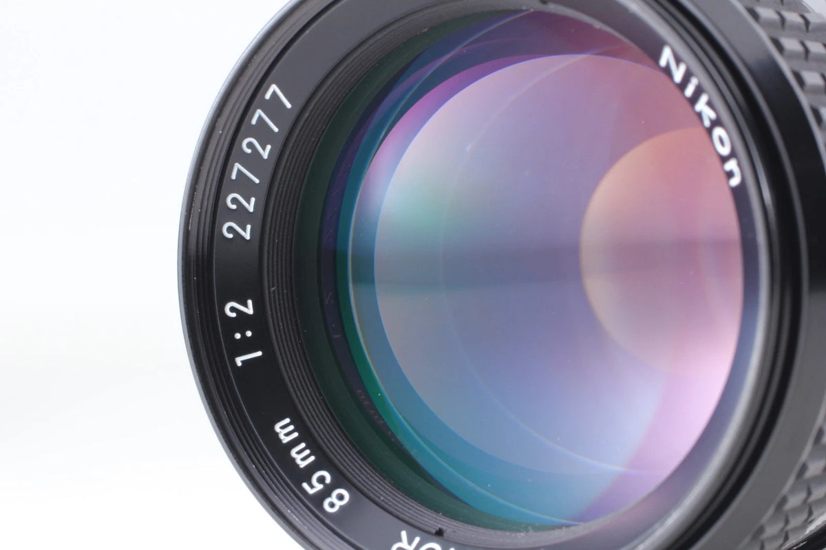Nikon Ai Nikkor 85mm f/2 MF Prime Portrait Lens F mount — Mint
