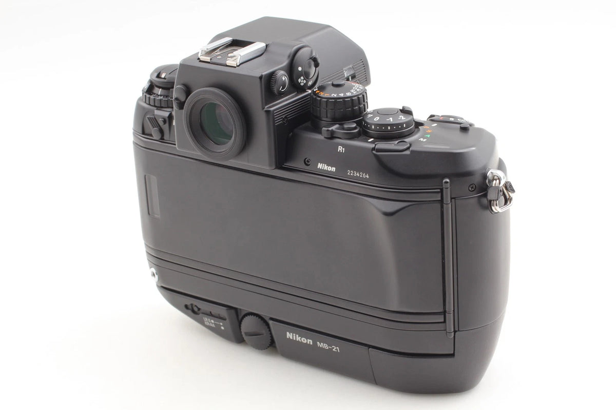 Nikon F4S AF SLR 35mm Film Camera MB-21 Tested — LCD Leakage, with Box