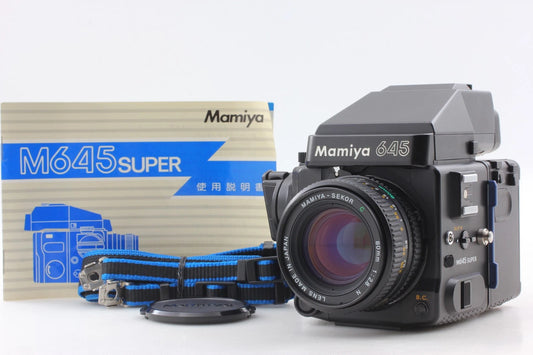 Mamiya 645 Super AE Sekor C 80mm f/2.8 Medium Format Camera — Mint