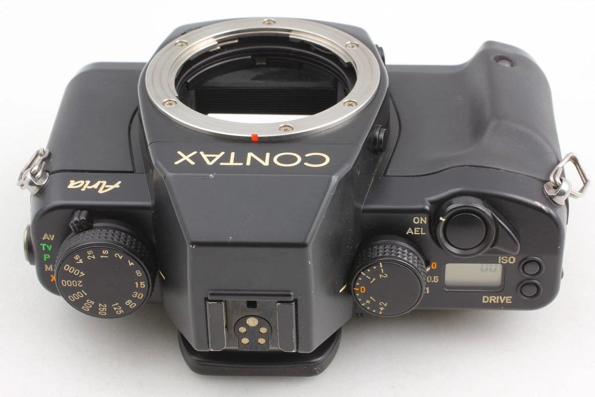 Contax Aria 35mm Film Camera w/ Super Takumar 55mm F1.8 — Near Mint