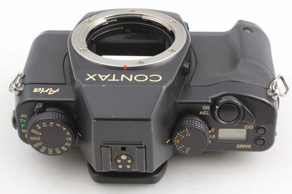 Contax Aria 35mm Film Camera w/ Super Takumar 55mm F1.8 — Near Mint