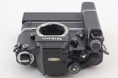 Nikon F2 Photomic SB Auto 50mm f/1.4 w/ MD-2 MB-1 AS-1 — Near Mint