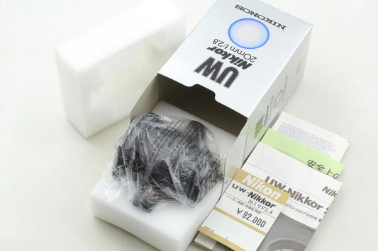 Nikon UW-Nikkor 20mm f/2.8 Wide Angle MF Lens For Nikonos — Unused