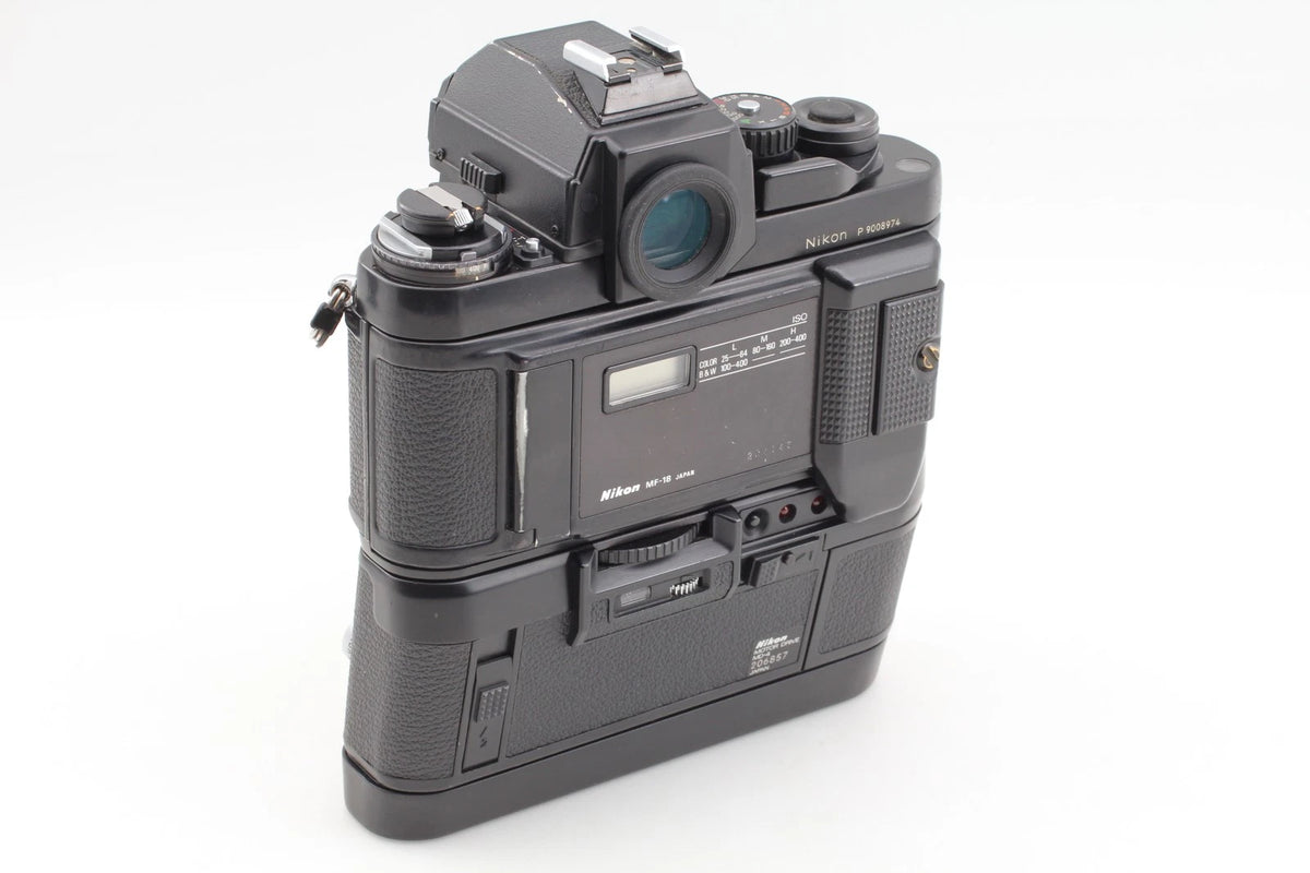 Nikon F3 P HP Press MF-18 MD-4 MK-1 MR-3 35mm Film Camera — Near Mint