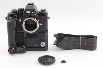 Nikon F3 P HP Press MF-18 MD-4 MK-1 MR-3 35mm Film Camera — Near Mint