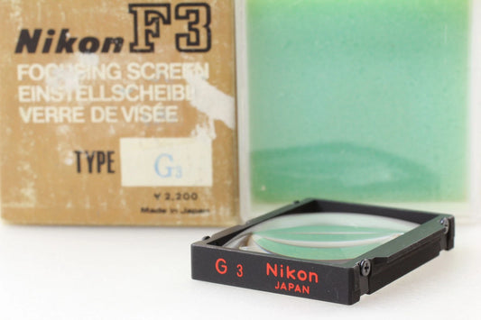 Nikon Focusing Screen G3 for Telephoto Lens F3 F3T F3P — Mint