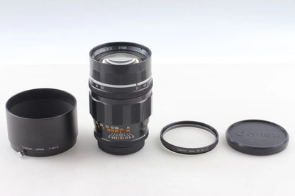 Canon 100mm f/2 Lens LTM L39 Leica Thread Mount — Near Mint