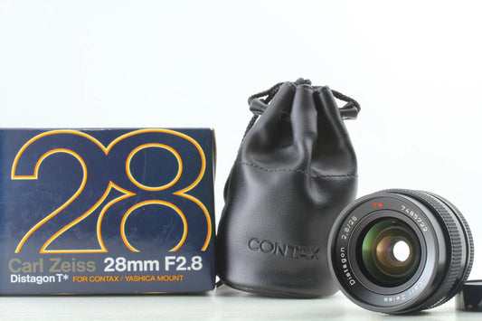 Contax Carl Zeiss Distagon T* 28mm f2.8 wide angle lens — Mint