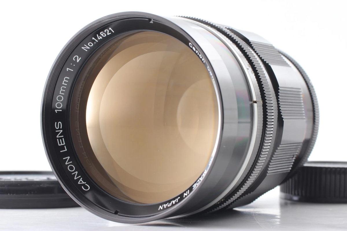Canon 100mm f/2 Portrait Lens LTM L39 Leica Thread Mount — Near Mint