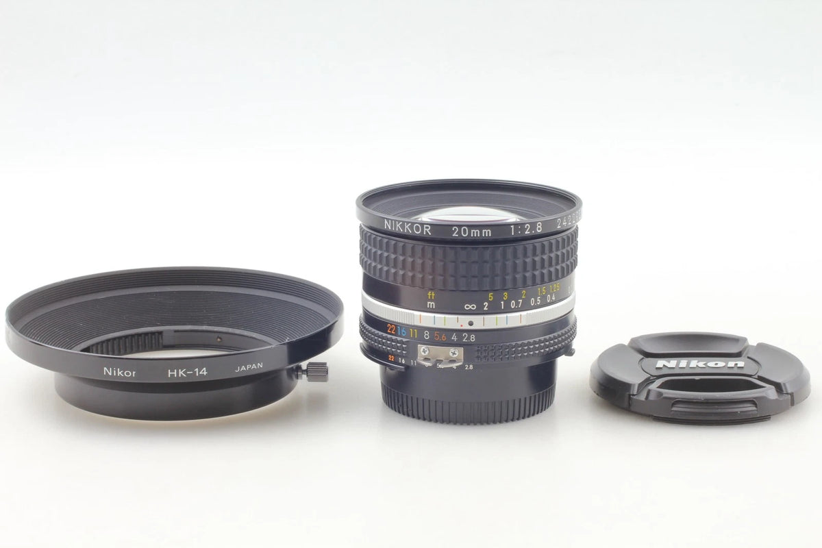 Nikon Ai-s Nikkor 20mm f/2.8 Wide angle Lens F mount — Mint