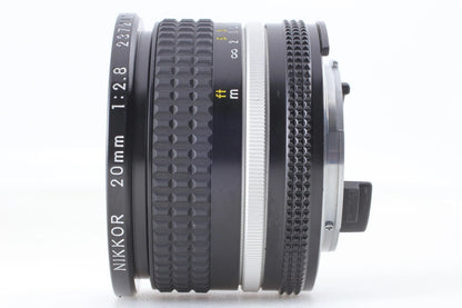 Nikon Ai-s Nikkor 20mm f/2.8 Wide angle Lens for F mount — Near Mint