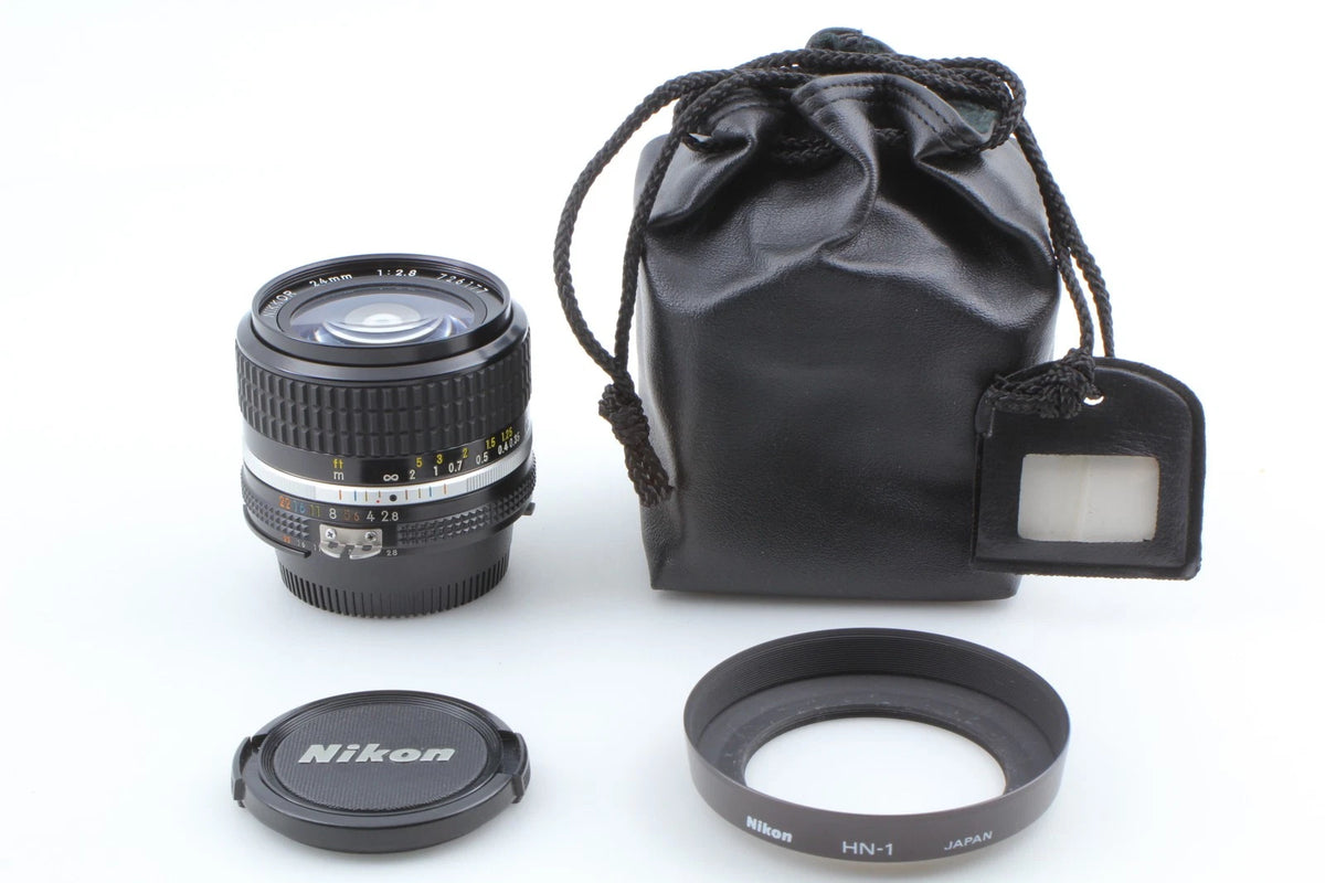 Nikon Ai Nikkor 24mm f/2.8 Wide Angle Lens for F mount — Near Mint