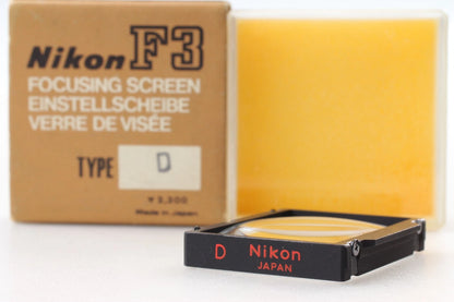 Nikon Focusing Screen Type D for F3 F3T F3P — Unused