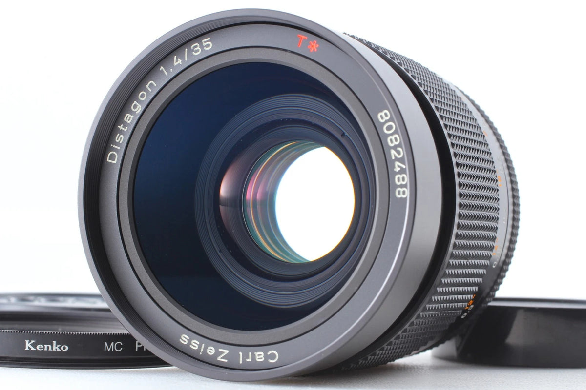 MMJ Contax Carl Zeiss Distagon T* 35mm f/1.4 MF Lens C/Y — Top Mint