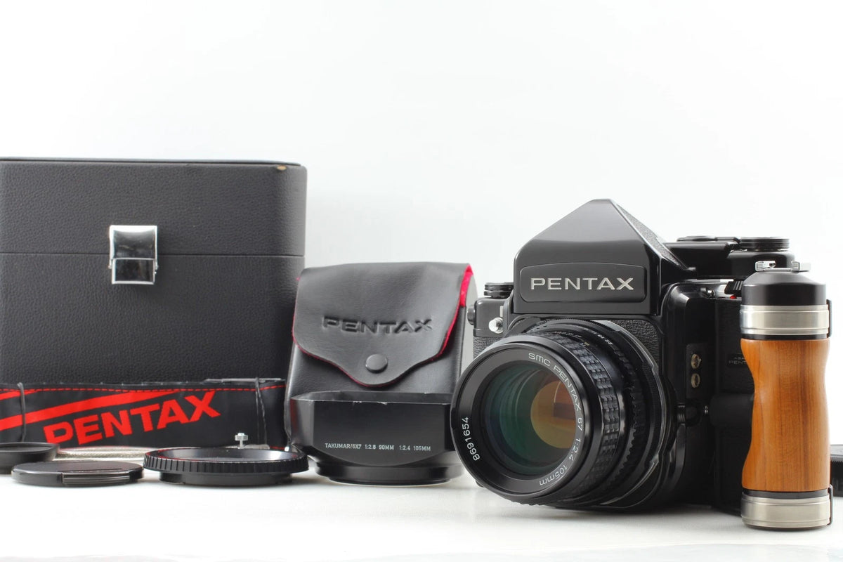 All Late Pentax 67 TTL P 105mm f/2.4 Medium Format Camera — Near Mint