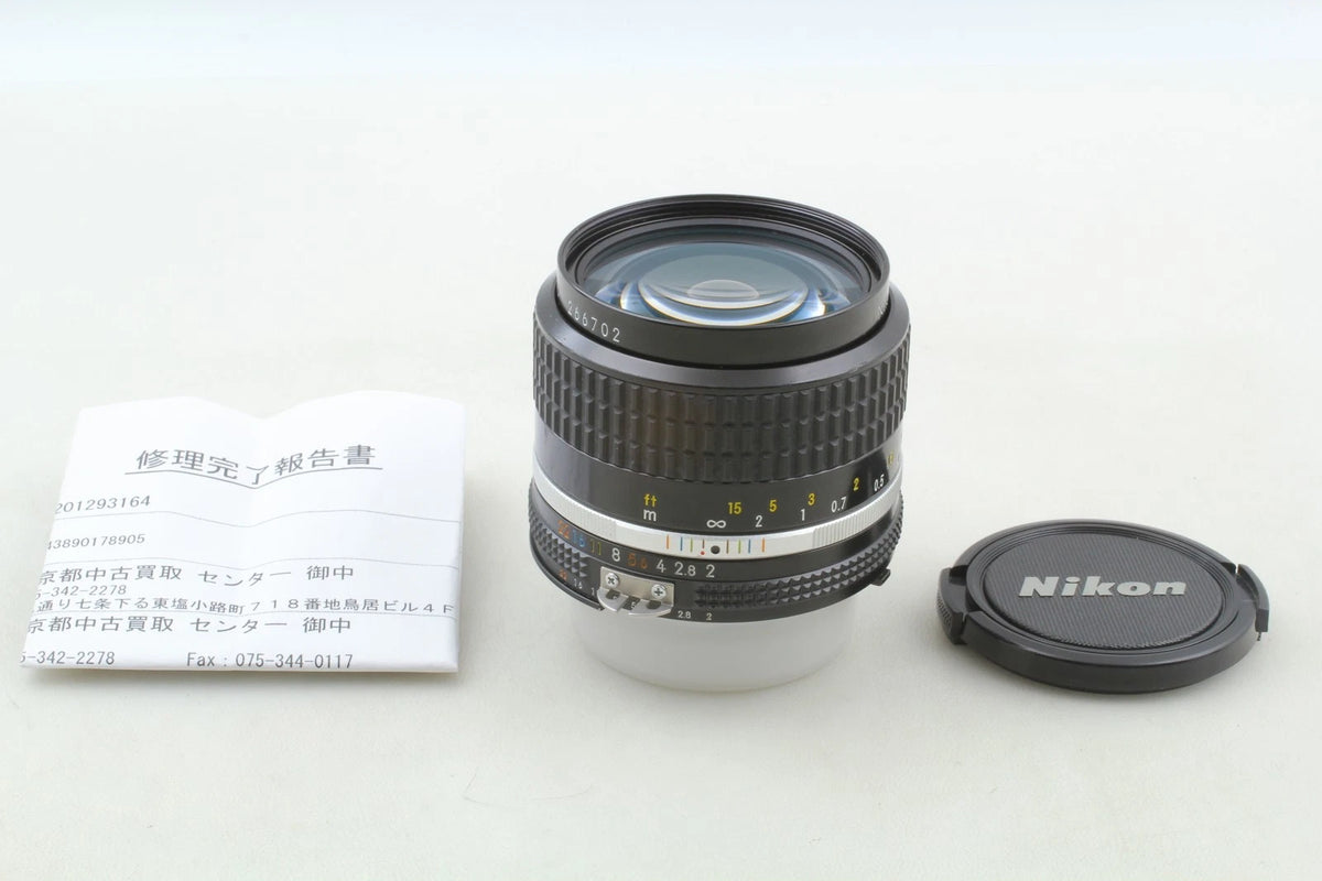 CLA'd Nikon Ai-s Nikkor 35mm f/2 Wide angle lens F mount — Near Mint