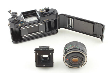 Canon F-1 Late FD 28mm f2.8 SSC 35mm Film Camera & Lens — Near Mint
