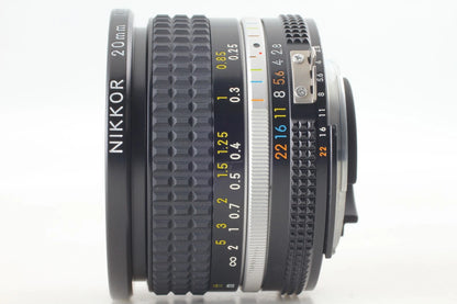 Nikon Ai-s Nikkor 20mm f/2.8 Wide angle Lens F mount — Mint