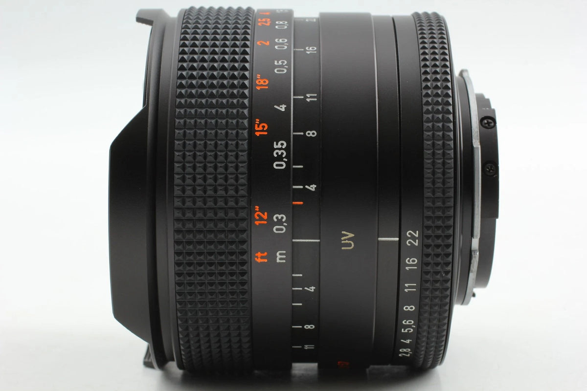 Contax Carl Zeiss F-Distagon T* 16mm f/2.8 AEG Lens — Top Mint