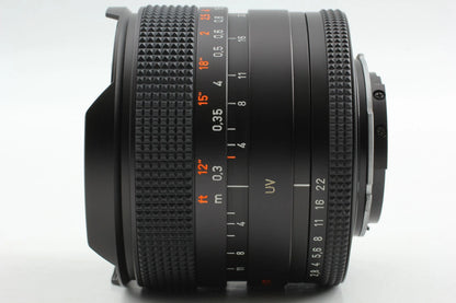 Contax Carl Zeiss F-Distagon T* 16mm f/2.8 AEG Lens — Top Mint