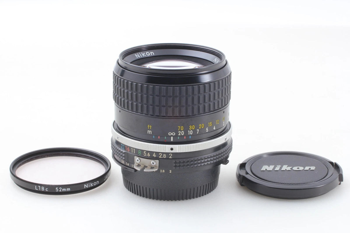Nikon Ai Nikkor 85mm f/2 MF Prime Portrait Lens F mount — Mint