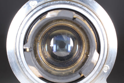 10 blades Nikon Nikkor-QC 5cm f/3.5 Collapsible Lens LTM L39 — Excellent