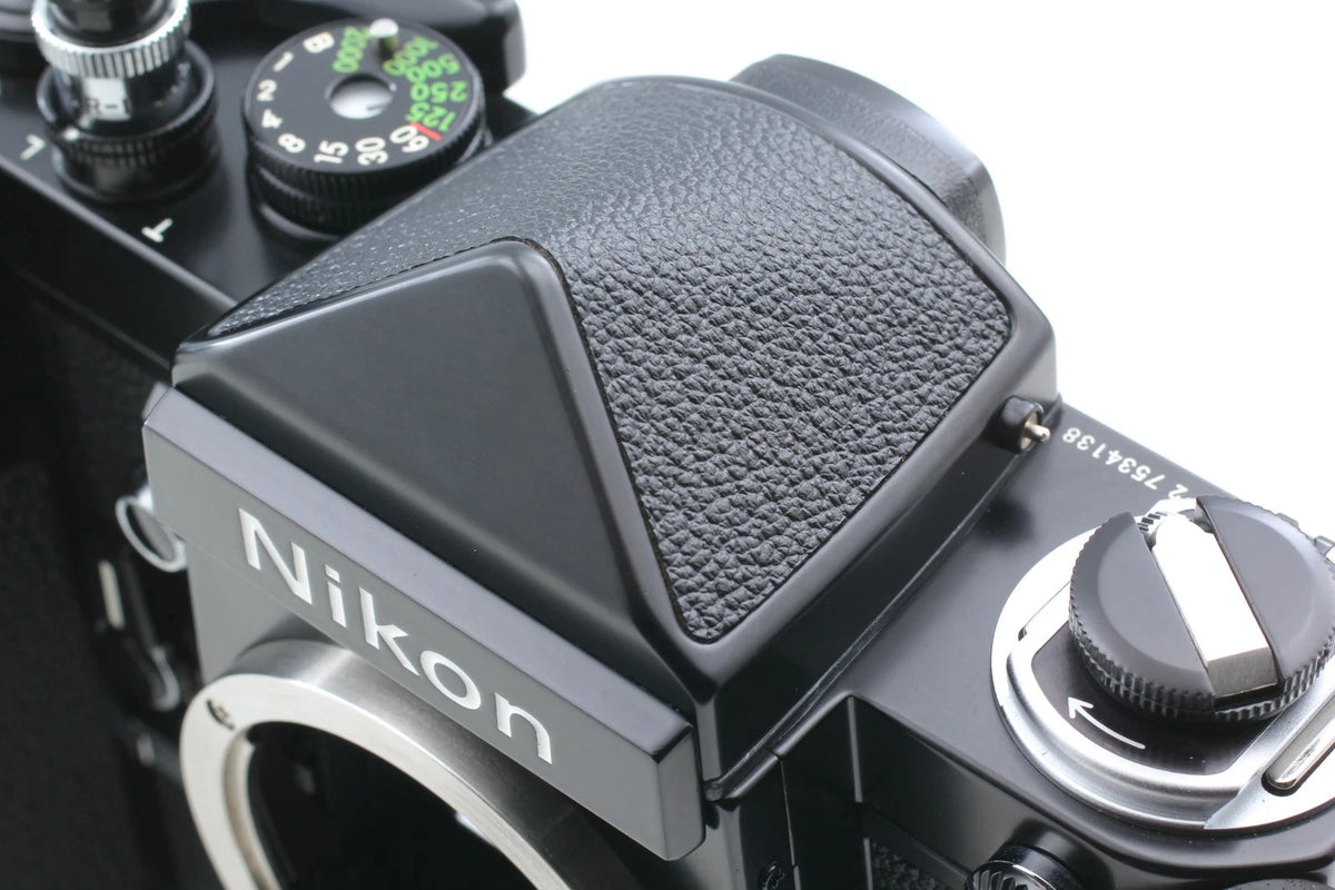 Nikon F2 Eye Level Black SLR with Motor Drive MD-2 MB-1 MF-3 — Top Mint