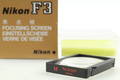 Nikon Focusing Screen M for Bellows or micro scope F3 F3T F3P — Mint