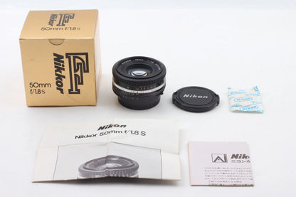 Nikon Ai-s Nikkor 50mm f/1.8 Pancake MF Lens for F — Mint