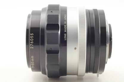 Nikon Nikkor-H Auto 85mm F/1.8 Pre-Ai Portrait MF Lens F — Near Mint