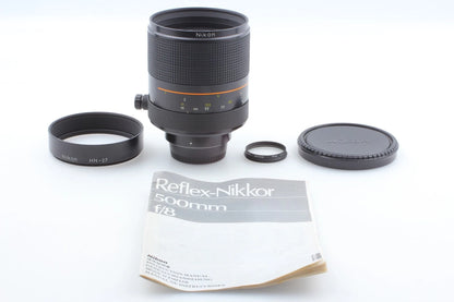 Nikon Reflex-NIKKOR new 500mm f/8 Mirror Lens HN-27 — Excellent