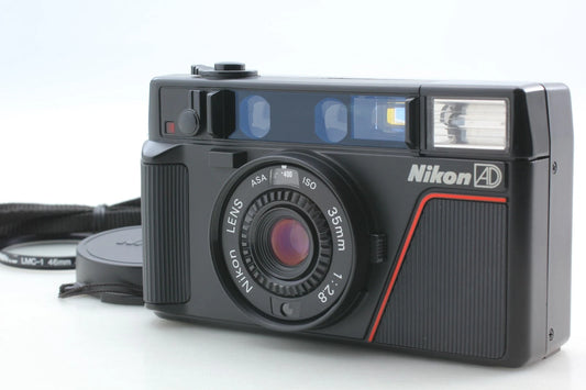 Nikon L35 AD Pikaichi Point & Shoot 35mm Film Camera — Mint